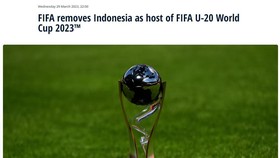 VIDEO: FIFA Pastikan Indonesia Batal Gelar Piala Dunia U-20