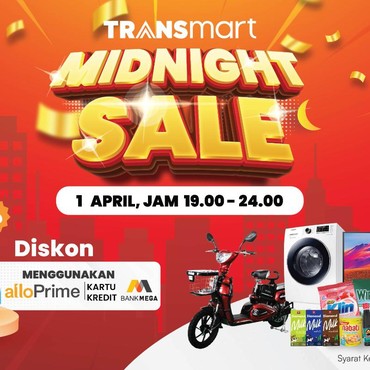 1 Jam Lagi! Transmart Midnight Sale Diskon Serba 20% Segera Dibuka