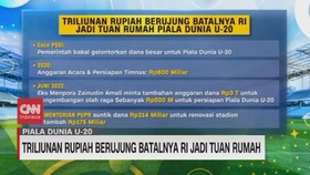 VIDEO: Triliunan Rupiah Berujung Batalnya RI Jadi Tuan Rumah PD U-20
