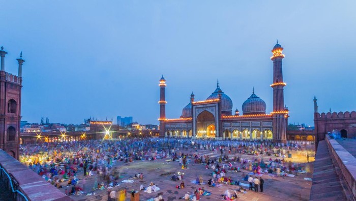 view of Jama Masjid on Eid 2015