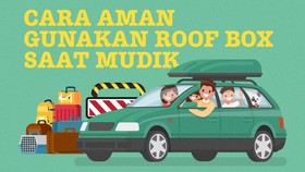 INFOGRAFIS: Cara Aman Gunakan Roof Box Saat Mudik