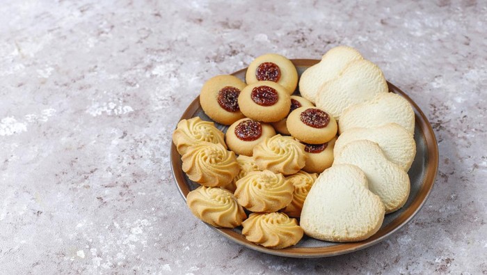 Ilustrasi biskuit dan kue kering