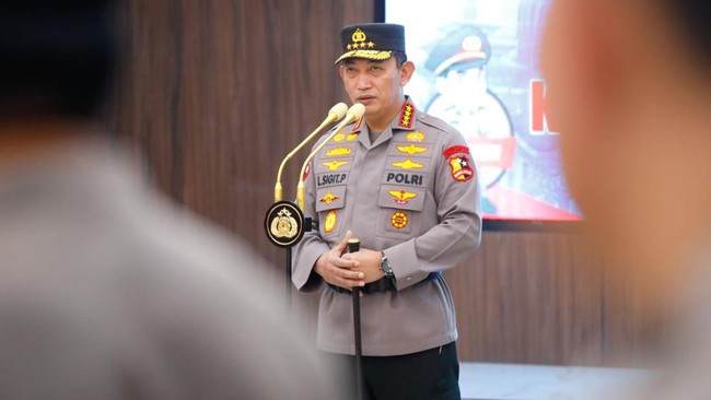 Kapolri Jenderal Listyo Prabowo mengingatkan, meski telah melewati perjuangan mencapai kemerdekaan dan menjaga kedaulatan, Indonesia tetap menghadapi tantangan.