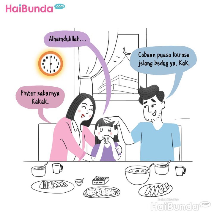 Komik Sabtu: Jelang Bedug Cobaan Makin Berat, Bun
