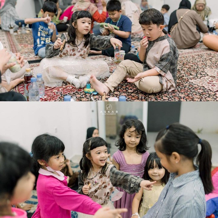 <p>Mengusung tema BLACKPINK, pesta ulang tahun Uti pun diisi dengan buka bersama dan sholat berjamaah. <em>Masya Allah</em> ya, Bunda. (Sumber: Instagram @missnyctagina)</p>