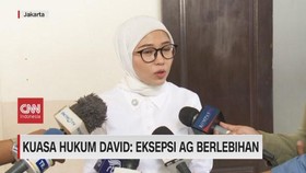 VIDEO: Kuasa Hukum David: Eksepsi AG berlebihan