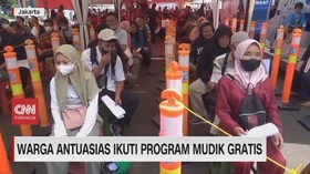 VIDEO: Warga Antusias Ikuti Program Mudik Gratis