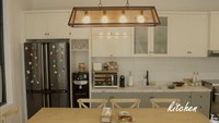<p>Beralih ke dapur, Ririn Ekawati juga melakukan sejumlah perubahan di bagian ini. Sebelumnya, dapur tersebut merupakan area kolam renang. "Karena kolam renangnya jarang terpakai, kita cut setengah dan kita bikinlah ruangan ini. Aku lepas supaya ada tempat lebih untuk kita makan dan dapur buat aku masak-masak," papar Ririn. (Foto: YouTube Jamilo TV)</p>
