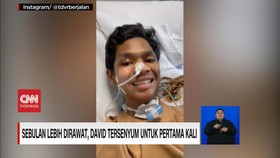 VIDEO: Sebulan Lebih Dirawat, David Tersenyum Untuk Pertama Kali