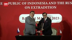 VIDEO: Momen Indonesia-Rusia Tandatangani Perjanjian Ekstradisi