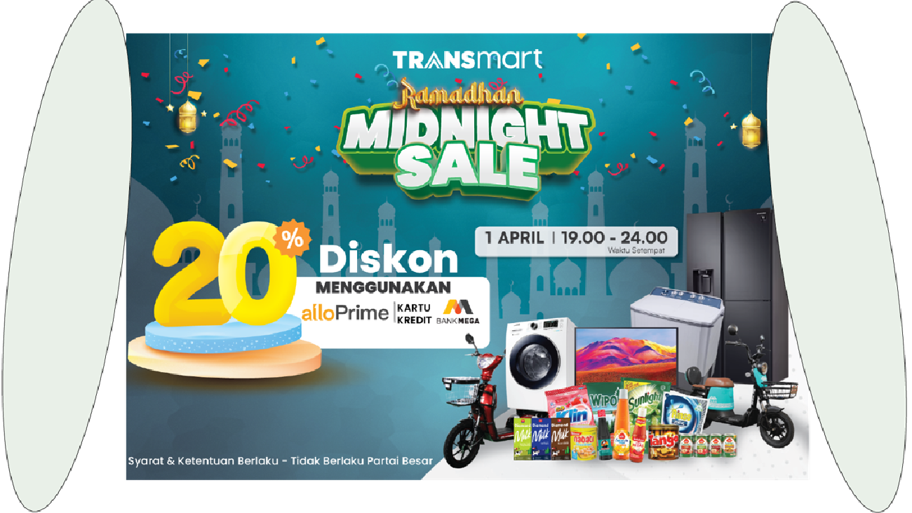 Transmart Ramadhan Midnight Sale Hadir, Yuk Bersiap Belanja Murah Awal Bulan!