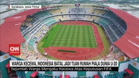 VIDEO: Warga Kecewa, Indonesia Gagal Jadi Tuan Rumah Piala Dunia U-20