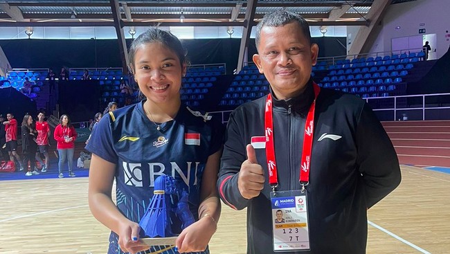 Gregoria Mariska Tunjung mengaku tampil dalam kondisi otot paha yang bermasalah sebelum menjadi juara Spain Masters 2023.