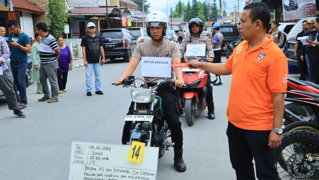 Bripka Arfan Saragih dipastikan meninggal karena lemas akibat meminum sianida.