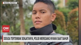 VIDEO: Diduga Tertembak Senjatanya, Polisi Meregang Nyawa Saat Sahur