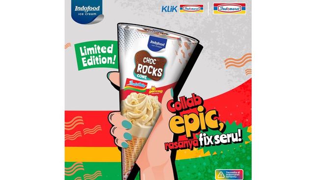Rasa es krim memang makin beragam. Namun bagaimana kalau rasa barunya adalah es krim Indomie goreng?