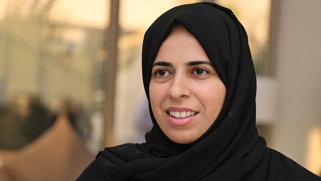 Siapa juru bicara Kementerian Luar Negeri Qatar, Lolwah Alkhater, yang menyindir aksi pasukan Israel di laga final sepak bola Palestina.