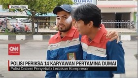 VIDEO: Polisi Periksa 14 Karyawan Pertamina Dumai