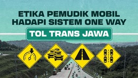 INFOGRAFIS: Etika Pemudik Mobil Hadapi Sistem One Way Tol Trans Jawa