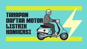 INFOGRAFIS: Tahapan Daftar Motor Listrik Konversi