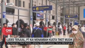 VIDEO: Ludes Terjual, PT KAI Menambah Kuota Tiket Mudik