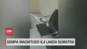 VIDEO: Gempa Magnitudo 6,4 Landa Sumatra