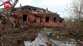 VIDEO: Rudal Rusai Bombardir Pusat Kota Kostyantynovka, 6 Warga Tewas