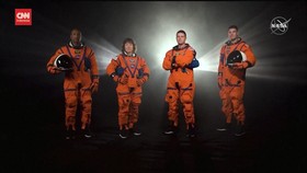 VIDEO: Wajah Empat Astronaut NASA untuk Misi Artemis II ke Bulan