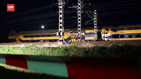 VIDEO: Kecelakaan Kereta di Belanda, 1 Tewas dan 30 Luka-luka