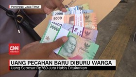 VIDEO: Uang Pecahan Baru Diburu Warga