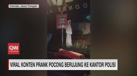 VIDEO: Viral Konten Prank Pocong Berujung Ke Kantor Polisi