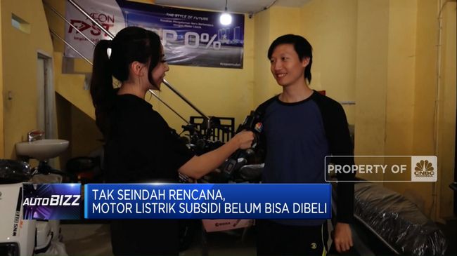 Pedagang Belum Bisa Jual Motor Listrik Subsidi, Kenapa?