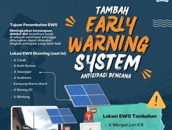 Kota Malang Tambah 7 Early Warning System Deteksi Banjir