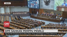 VIDEO: DPR Sahkan Perppu Pemilu