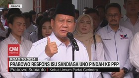 VIDEO: Prabowo Respons Isu Sandiaga Uno Pindah ke PPP