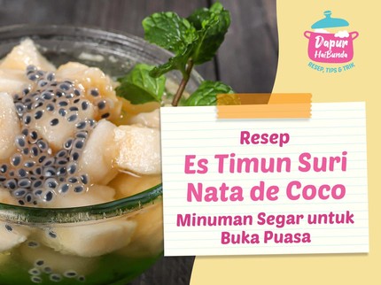 Resep Es Timun Suri Nata de Coco, Minuman Segar untuk Buka Puasa