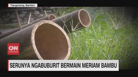 VIDEO: Serunya Ngabuburit Bermain Meriam Bambu