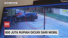 VIDEO: 800 Juta Rupiah Raib Dicuri dari Mobil