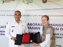Delegasi AS Kunjungi Desa Percontohan Sanitasi di Kabupaten Tangerang
