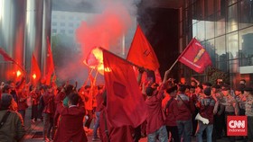 Massa Aksi Tuntut Firli Mundur di KPK Sempat Ricuh