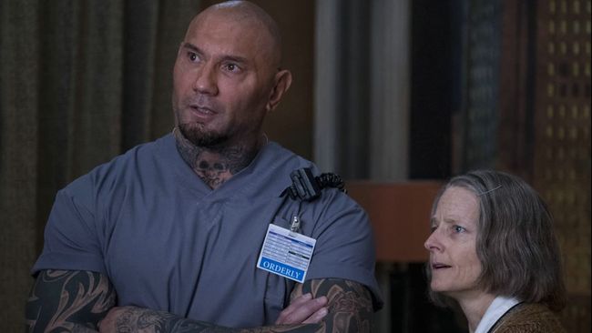Jadwal Bioskop Trans TV hari ini (9 April) Hotel Artemis. Berikut sinopsis Hotel Artemis dibintangi Jodie Foster, Sterling K. Brown dan Dave Bautista.