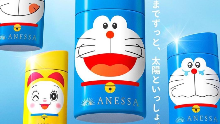 Intip Kolaborasi Anessa Doraemon, Sunscreen Menggemaskan dalam Genggaman!