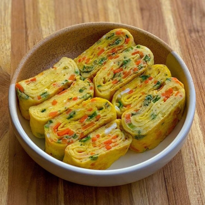 Gyeran mari atau telur gulung khas Korea bisa jadi inspirasi menu makanan sahur
