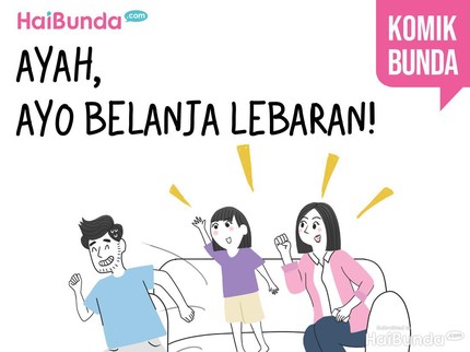 Ayah, Ayo Belanja Lebaran!