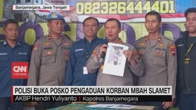 VIDEO: Polisi Buka Posko Pengaduan Korban Mbah Slamet
