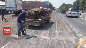 VIDEO: Perbaikan Jalan Dikebut Jelang Musim Mudik