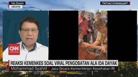 VIDEO: Reaksi Kemenkes Soal Viral Pengobatan Ala Ida Dayak