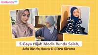5 Gaya Hijab Modis Bunda Seleb Indonesia, Ada Dinda Hauw & Citra Kirana