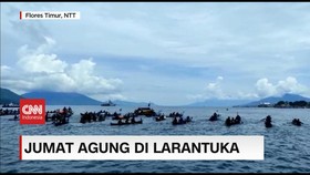 VIDEO: Jumat Agung Peringatan Puncak Semana Santa di Larantuka