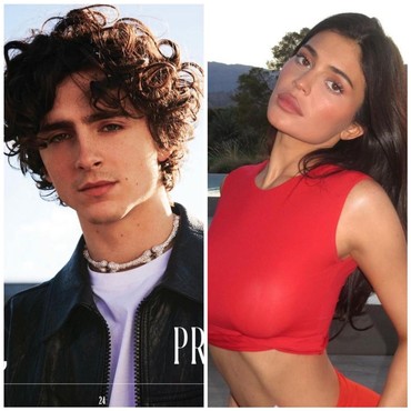 Timothee Chalamet & Kylie Jenner Rayakan Natal Bareng di Pesta Kardashian